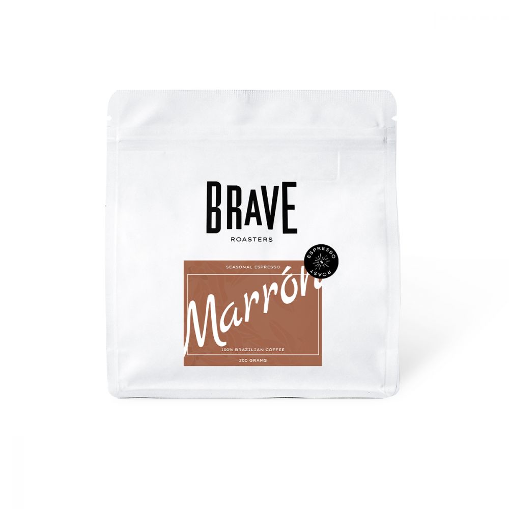 Marrón Seasonal Espresso ,100% Brazilian coffee, 200g. Medium Dark Roast